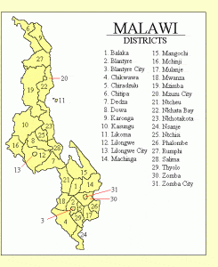 Malawi Map